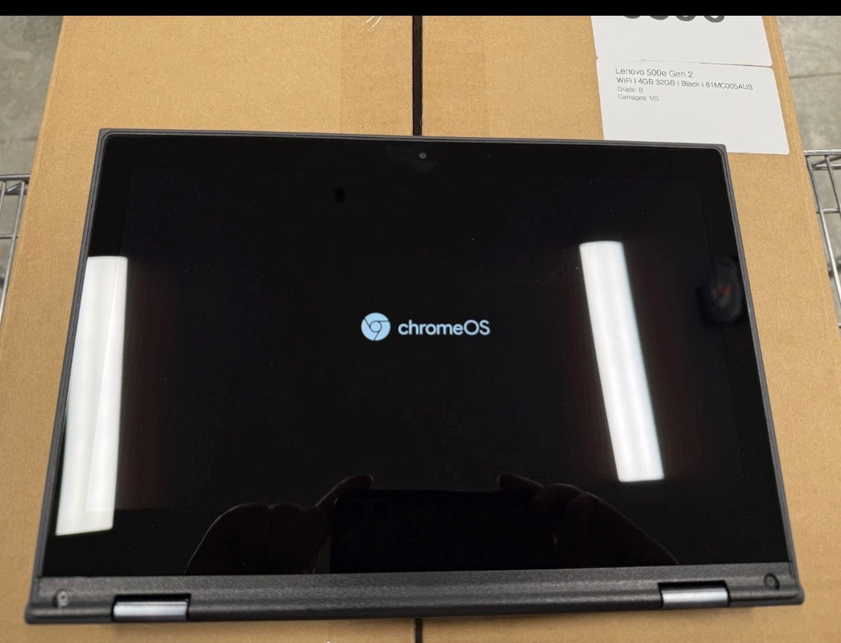 Lenovo Chromebook500e 2nd Gen 2 in 1 convertible touchscreen 81MC005AUS l Celeron N4100 1.1GHz