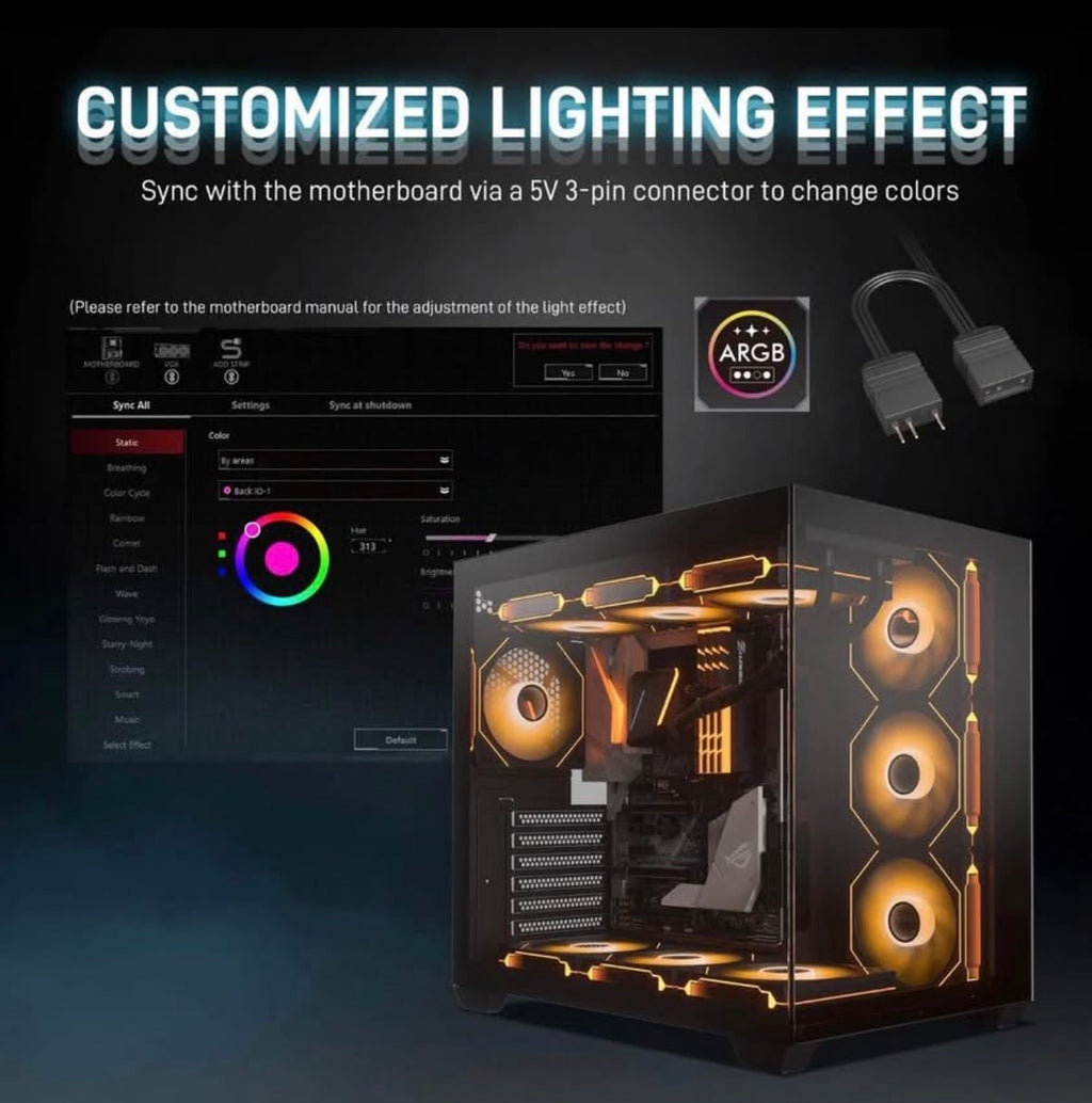 120mm RGB PC Fans Lot of 3