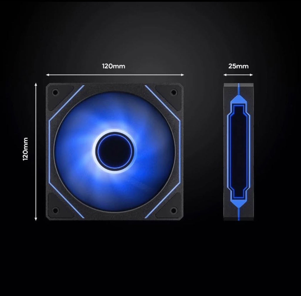 120mm RGB PC Fans Lot of 3