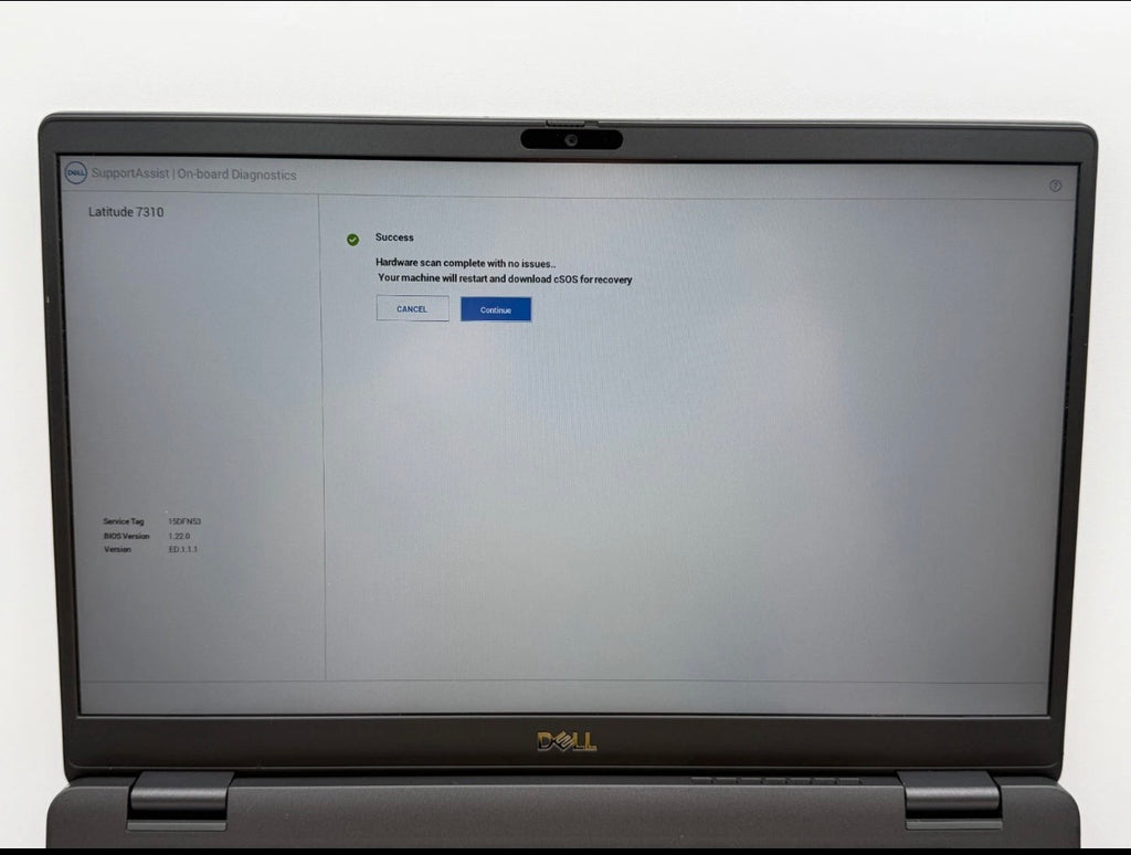 Dell Latitude 7310 | Intel Core i7-10610U | 16GB RAM | 256GB SSD