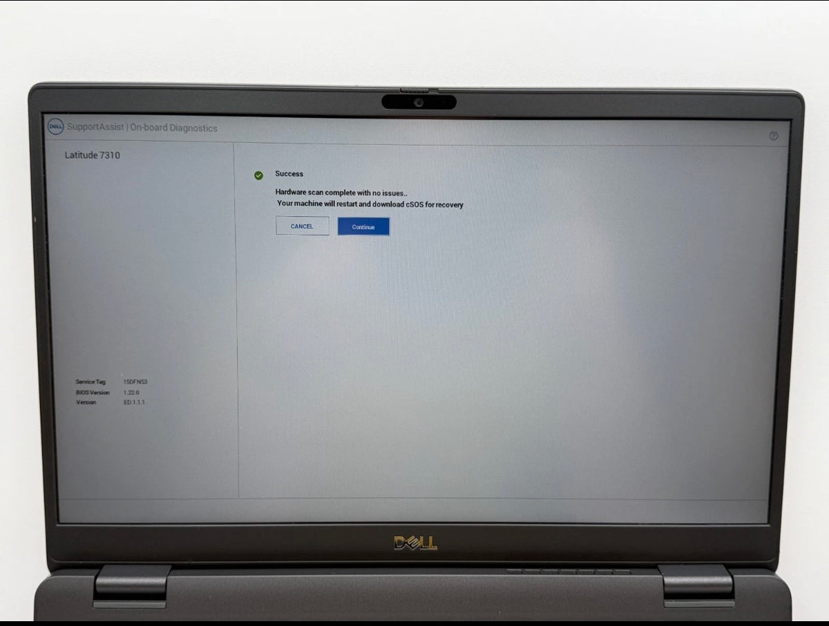 Dell Latitude 7310 | Intel Core i7-10610U | 16GB RAM | 256GB SSD