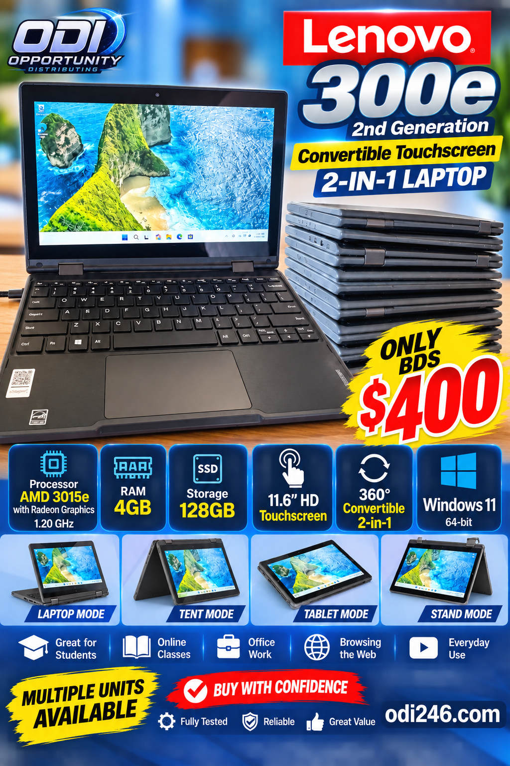 Lenovo 300e 2nd Generation – Windows 11
